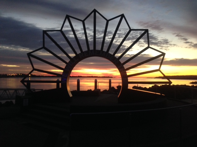 Swansea RSL Rising Sun Anzac Memorial